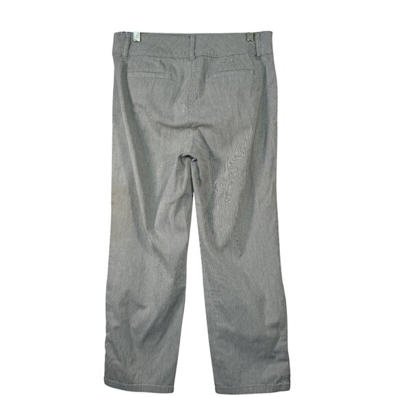 Charter Club Womens Classic Fit Striped Pants Size 10 Cotton/Spandex - Picture 4 of 6